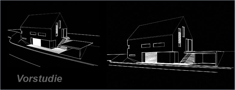 Wohnhaus in Westensee - Vorstudie
